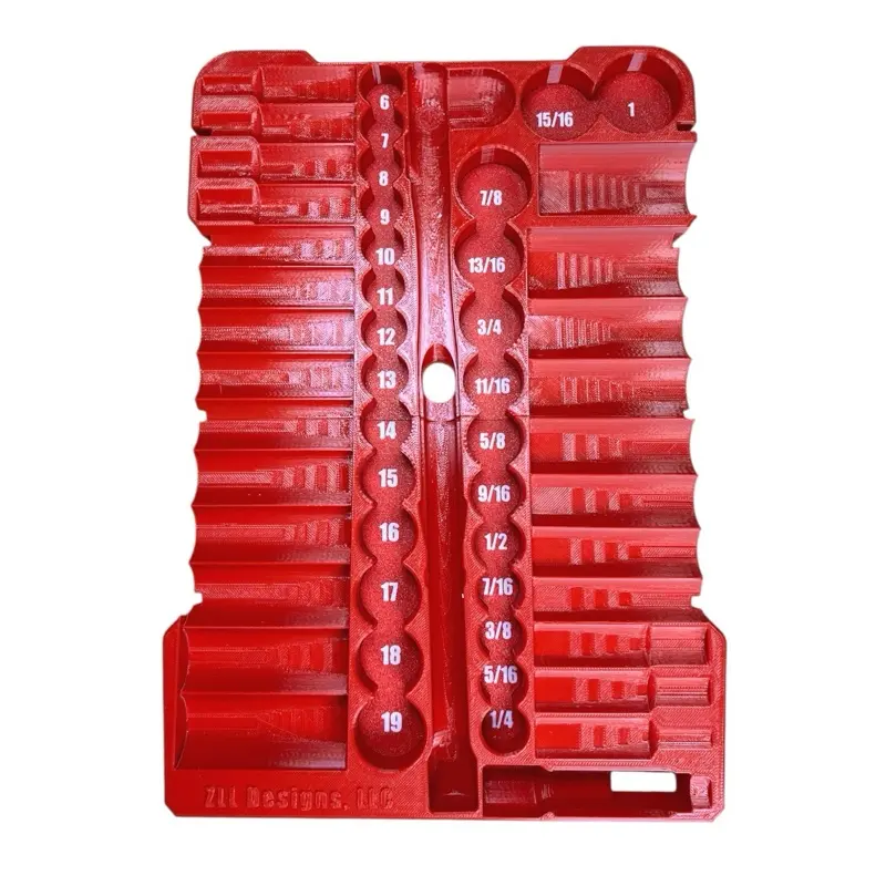 Insert Fits Milwaukee Packout 3/8" Drive SAE/Metric Ratchet and Socket Mechanics 56-Piece Set (48-22-9008)