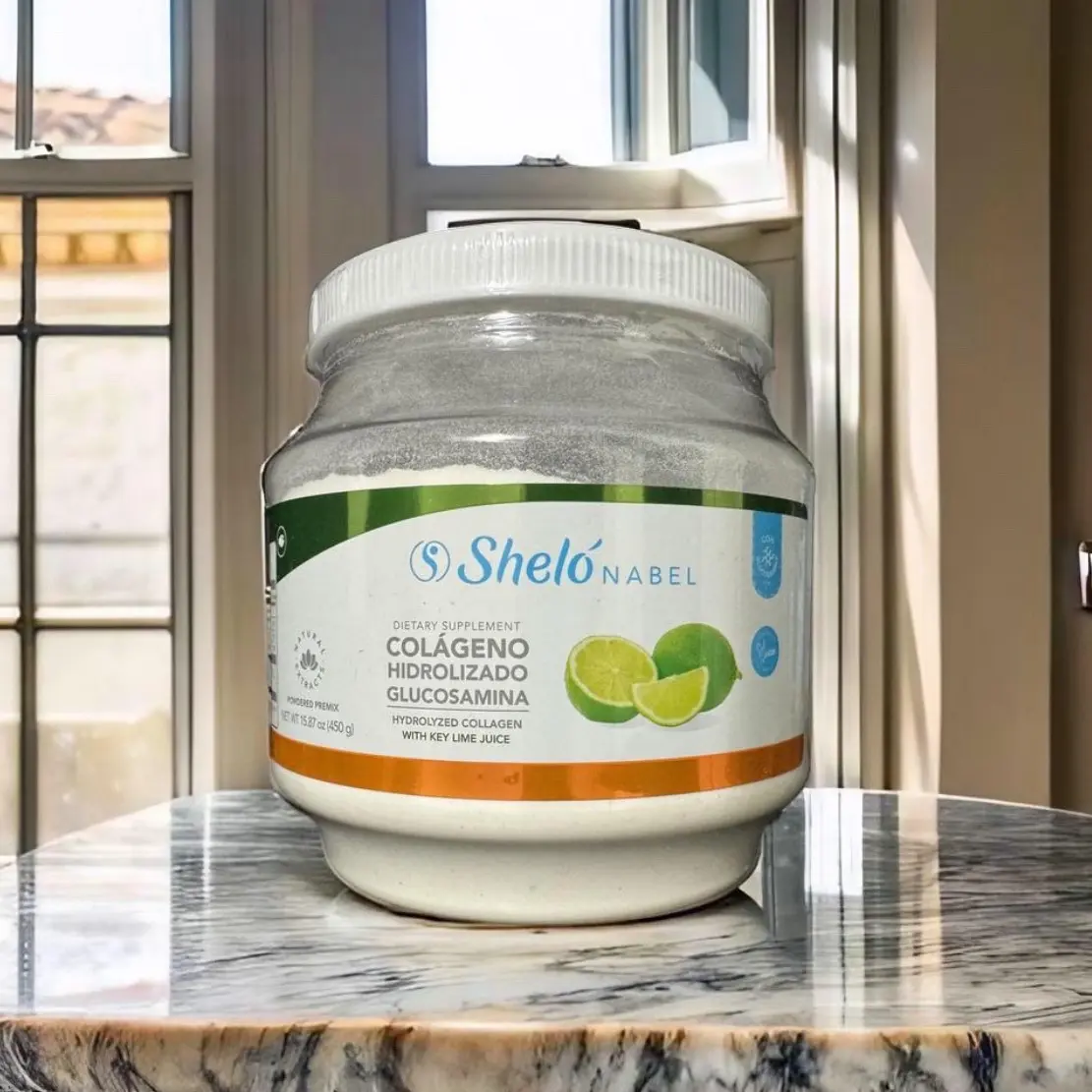 Colageno de Limón hidrolizado Sheló NABEL. Gluten Free Supplement Edible Dietary Fitness Healthcare Beauty Collagen Powder Lemon Hair Healthy