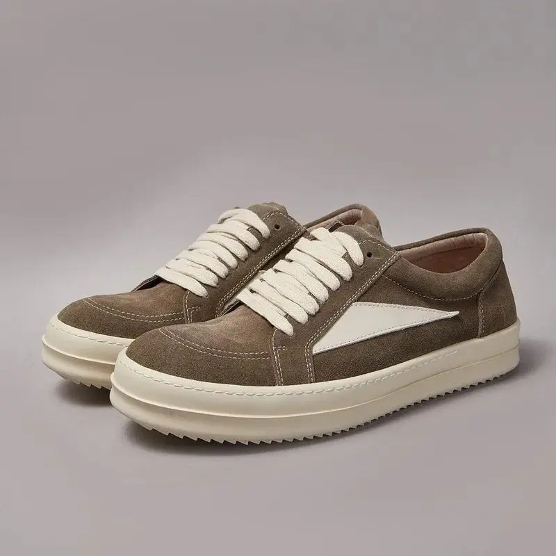 Twill thick sole trainers ro style suede Shoes owens designer inverted triangle couples shoes size 34-45 for men and women