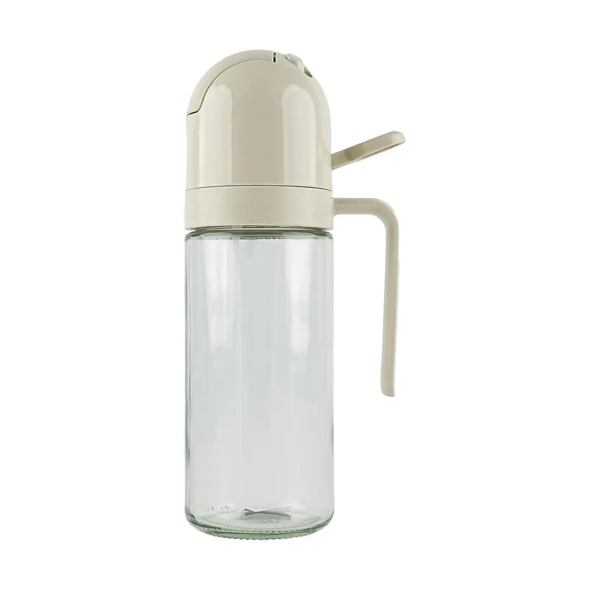 KAWASIMAYA Pouring 2-in-1 Glass Oil Sprayer, Air Fryer Oil Sprayer, Mist Spray Oil Sprayer, Warm Grey, 18.6 fl oz