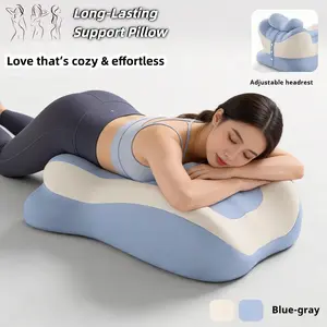 Memory Foam Pillow, Ergonomic Design, Versatile Used, for Neck, Back and Leg Support, Suitable for Face-Down Reading pillow, Soft and Comfortable Fabric, Multi-Purpose, Removable SleepingPillow Home, Sofa, Living Room, Multi-Position Multifunctional Bed