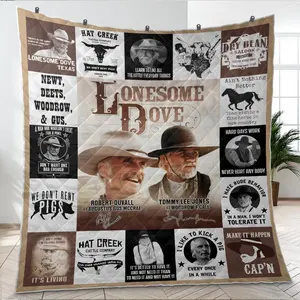 Thick Cozy Fleece Blanket Lonesome Dove TV Series Gift For Lover