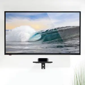 Mount-It! Floating TV Shelf - Metal Wall Hook for Wall Mounted TV Installation