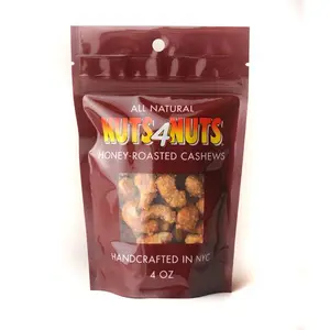 Honey-Roasted Cashews in 4oz Resealable Pack