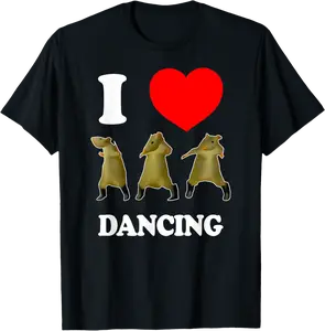 Rat Dance Meme 2025 Funny Trendy #ratdance T-Shirt - Katiareg Shop 94B0DZJP8HCV