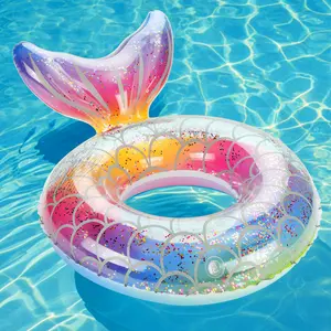 MoKo Inflatable Swimming Ring for kids, Cute Pool Float Tube Decorations Swim Tubes Outdoor Pool Beach Water Floats Party Supplies Floaties