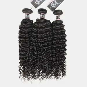 CurlyMe Kinky Curly Natural Black Hair Bundles 1/3Pcs
