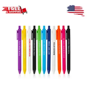 11/22Pcs Swear Word Daily Pen Set, Yocartgo Pens, Funny Pens, Funny Office Gifts (11)