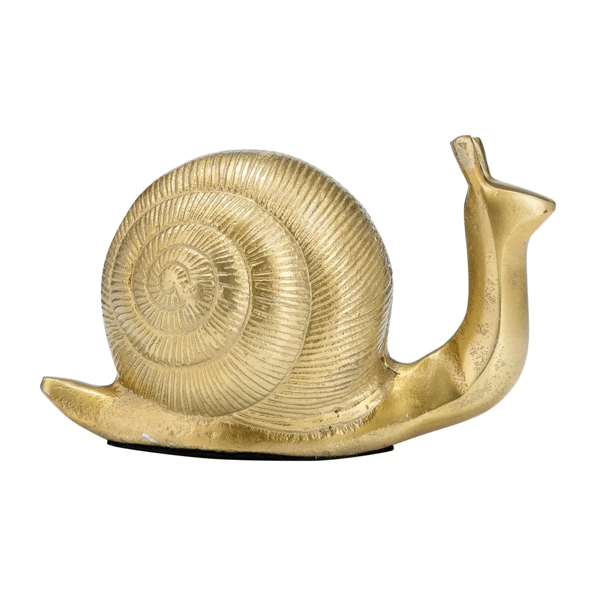 212 MAIN 7 in. Gold Art Deco Snail Motif Alloy Metal Statue - Ornate Decorative Accent Gold Sculpture, Home Decor Wall Ornament, Home Supplies Accent Piece, Alloy Metal Statues, Decorative Accent Statues