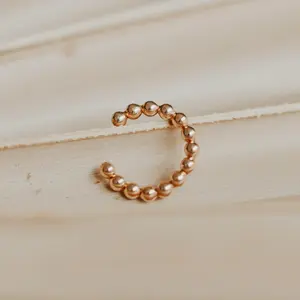 Hello Adorn Beaded Ear Cuff - Any Occassion Jewelry - Women's Fashion Accessory - No Piercing Earring