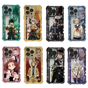 Vibrant My Hero-Academia Phone Case Trendy Anime Phone Case Compatible for iPhone 17 Promax 16 15 14 13 12 11 and for Samsung S21-S25 Perfect Gift for Anime Fans Her Him