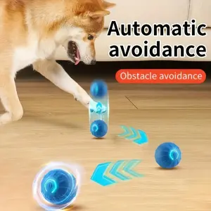 Automatic Roller Ball Toys - 5 Piece Set for Durable Dog Bite Ball Toys, Gravity Jump Toys & Teething Support - Ideal for Interactive Playtime