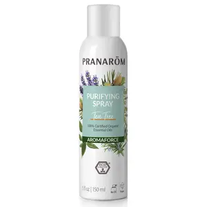 Pranarom Aromaforce Tea Tree Purifying Spray – Organic Bio | Natural Air Freshener, Fresh & Clean Scent