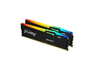 Kingston FURY Beast 16GB (2 x 8GB) 288-Pin PC RAM DDR5 5600 (PC5 44800) Memory (Desktop Memory) Model KF556C40BBAK2-16