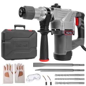 XtremepowerUS 1180W Rotary Hammer Drill Bits Electric 1-1/4" SDS Variable Speed