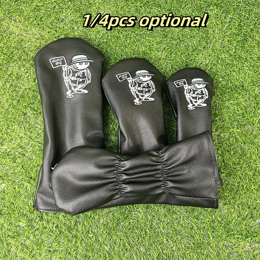 Cartoon Fat Fisherman Golf Club Cover, Golf Accessories, Golf Gift Accessory, Durable & Stylish Design, Perfect Fit for Most Clubs, Best Protection for Your Golf Gear, Golf Supply