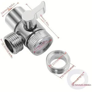 Universal Faucet Switch Adapter Faucet Sprayer Attachment Kitchen Sink Splitter Diverter Valve Water Tap Connector for Toilet Bidet Shower Bathroom