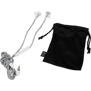 XACTLY Mens Krypton Wired Earbuds  - White