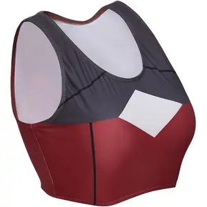 Princesses Shera Cosplay Catra Costume Sexy Gym Uniform Crop Top Vest Sports Bra Halloween Vest