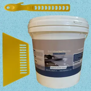 Epoxy Colored Sand Floor Paint, Epoxy Floor Paint High Gloss Marble Effect Coating for Indoor and Outdoor, Wear-resistant and non-slip Self-leveling Coating