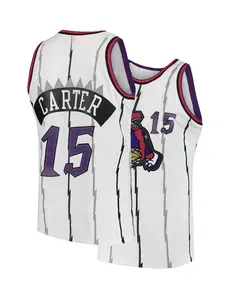 Men's Figure Embroidered Basketball Jersey,Loose Sleeveless Vest, Breathable Comfortable Sports Jersey for Training & Outdoor Activities, Sport Outdoor Clothes, Breathable Workout Tops