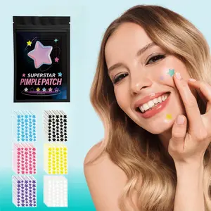 240 PCS, Superstar Colorful Star‑Shaped Hydrocolloid Pimple Patches, 6‑Colors Cute Blemish Stickers, Waterproof Breathable Makeup‑Friendly Spot Covers for Daily Facial Care