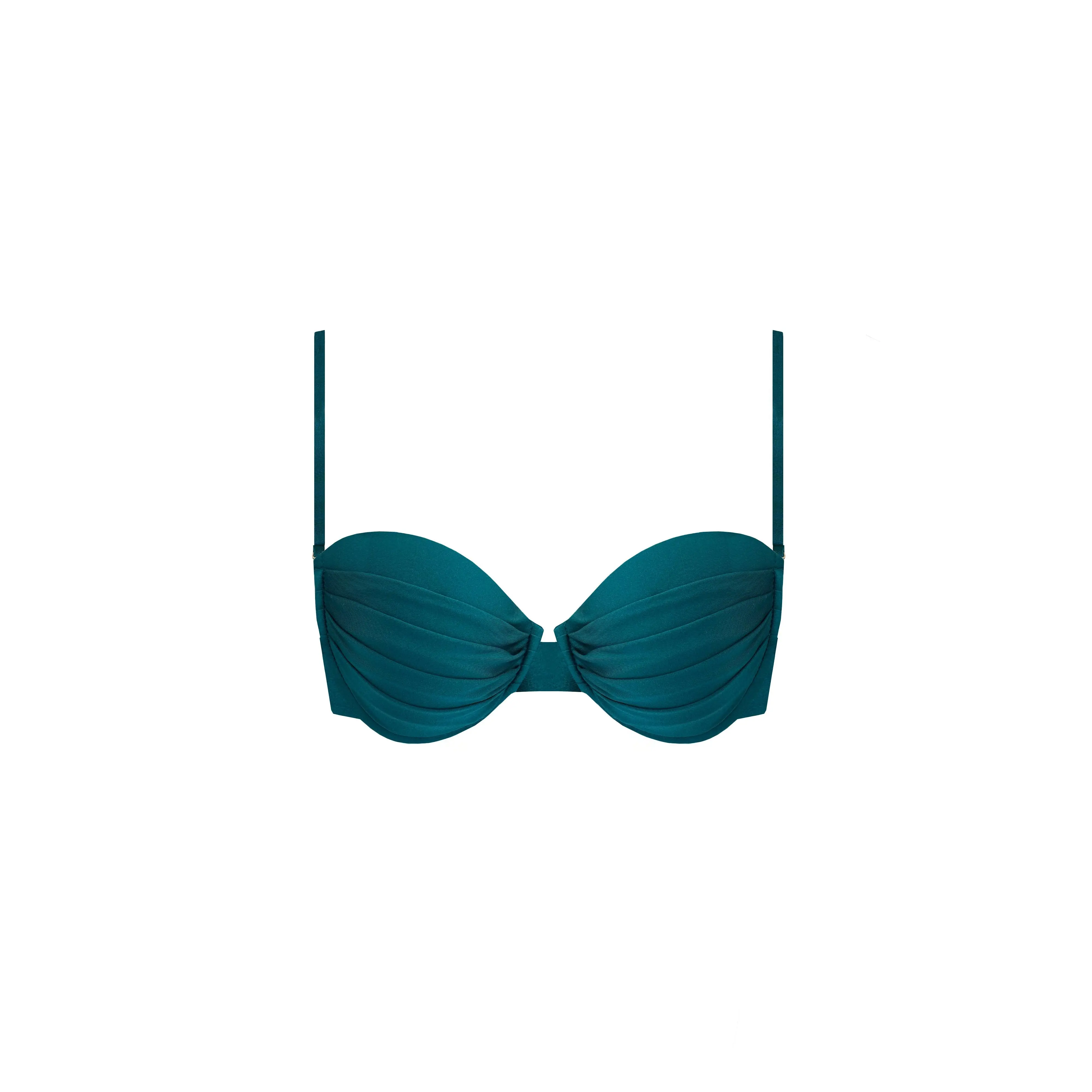 Eva Pleated Balconette Bikini Top