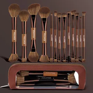 Maange 14-Piece Makeup Tool Set with 13 Makeup Brushes + Cosmetic Bag, Foundation Brush, Concealer Brush, Blush Brush, Eyeliner Brush