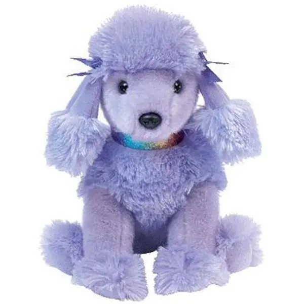 TY Beanie Buddy - DEMURE the Purple Poodle - MWMTs