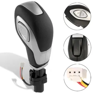 Automatic Gear Shift Knob Handle with Button for Ford Fusion 2013-2016 / Escape 2013-2016 / Transit 2015-2019 / Transit Connect 2018-2020 Gear Shifter Lever Selector