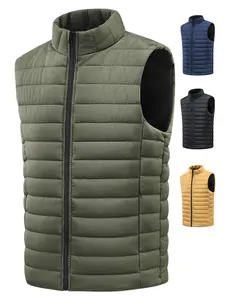 Men's Autumn Winter Vest Casual Sleeveless Jacket Woven for Outdoor Sports Exercise & Versatile Casual Wear Comfortable & Flexible