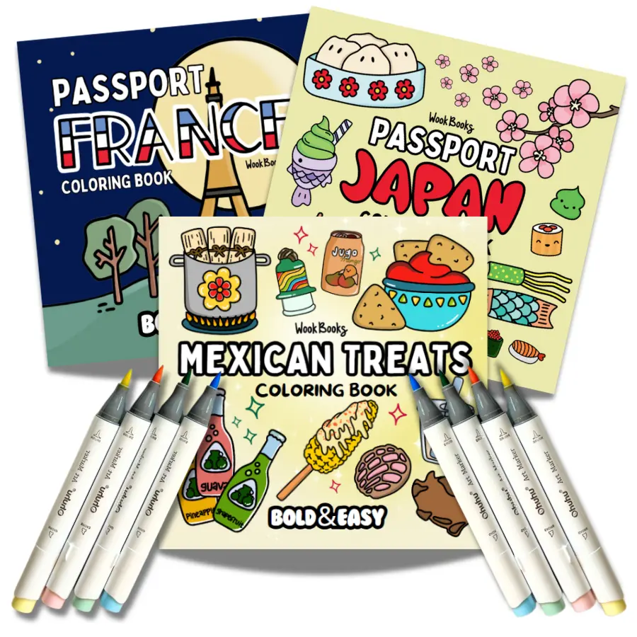 Passport Japan + Passport France + Mexican Treats