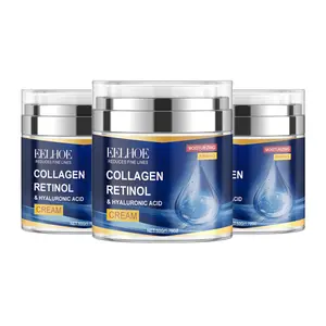Retinol Anti-Aging Cream - Deep Wrinkle & Firming Treatment with Collagen & Peptide | Intensely Moisturizing, Boosts Collagen | Korean Skincare for All Skin Types, Body Care, Hydrating