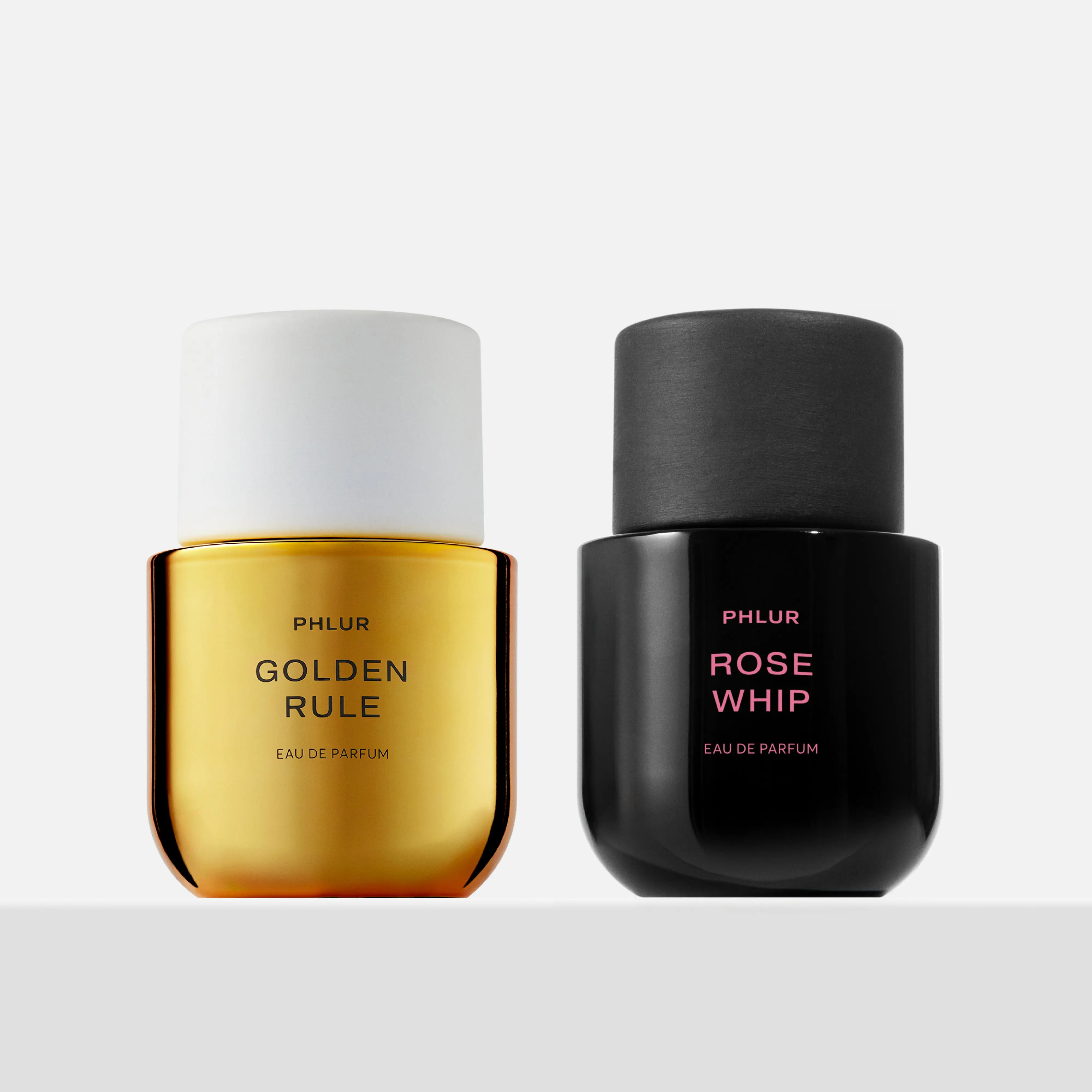 PHLUR Golden Rule & Rose Whip Eau de Parfum Duo - Full Size Perfume Set (2 x 50mL)