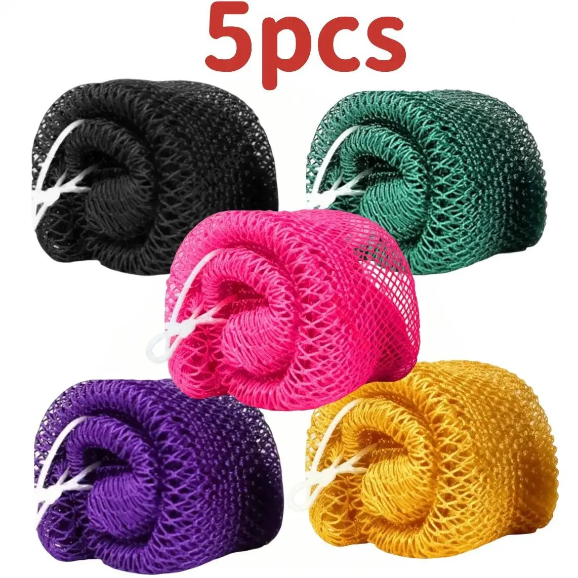 African Exfoliating Net Sponge Bundle, Ethically Sourced from Nigeria ...