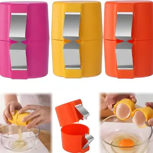 Egg Topper Cutter Tool Egg Cracker Tool Egg Shell Opener Hard Boiled Egg Peeler Egg Cracker Tool For Eggs Kitchen Gadgets Egg Cracking Tool Handheld Egg Slicer Egg Peeler Tool For Hard Boiled Eggs (3), Handheld egg cracker tool