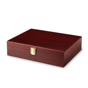 Cedar Wood Jewelry Storage Box with Faux Fur Lining, Wooden Cosmetic Organizer for Bedroom Desktop, 1pc Rustic Home Decor