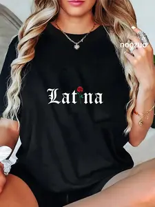 100% Cotton Unisex Latina Hispanic Women Chicana Chingona Mujer T-Shirt Casual Top