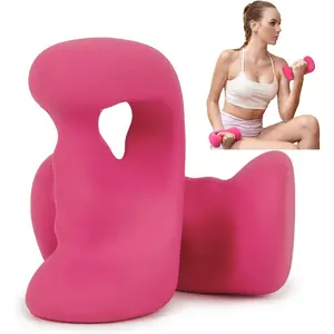 Dumbbells Weights Set-Hand Weights for Women at , Ear Dumbbells Weights for Pilates, Yoga, Jogging,StrengthTraining