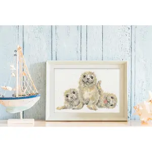 Seal Of Approval XHD131 Counted Cross Stitch Kit