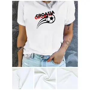 Croatia Soccer Football Graphic T-Shirt - Croatian National Team Tee