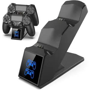 F-CGR01  PS4 Controller Charger, PS4 Charger Charging Dock Station Compatable with Dualshock 4, Upgraded Fast-Charging Port for PlayStation 4 Controllers