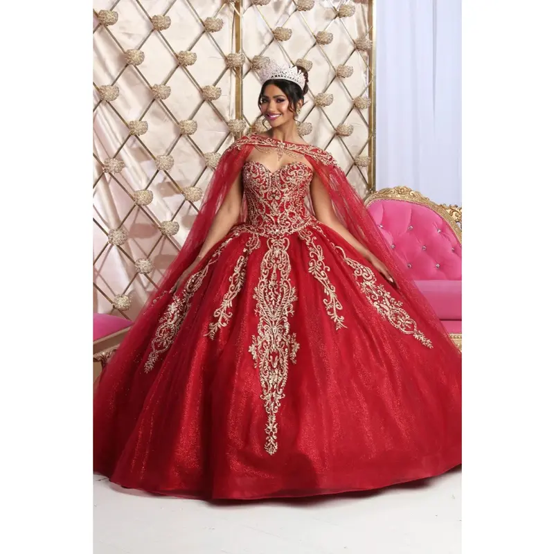 quinceaera dresses burgandy - TikTok Shop