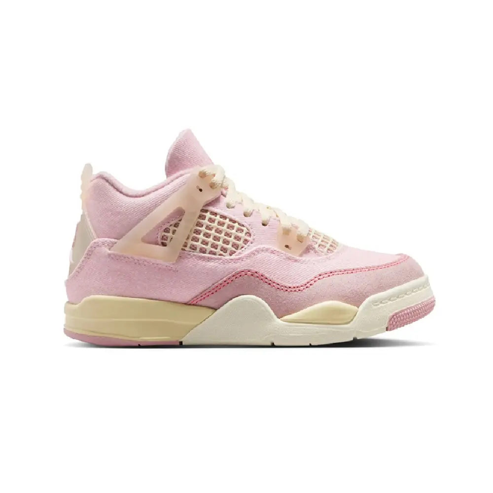 Little Kid's Jordan 4 Retro Tex Pearl Pink/Iced Carmine (IB6715 600)