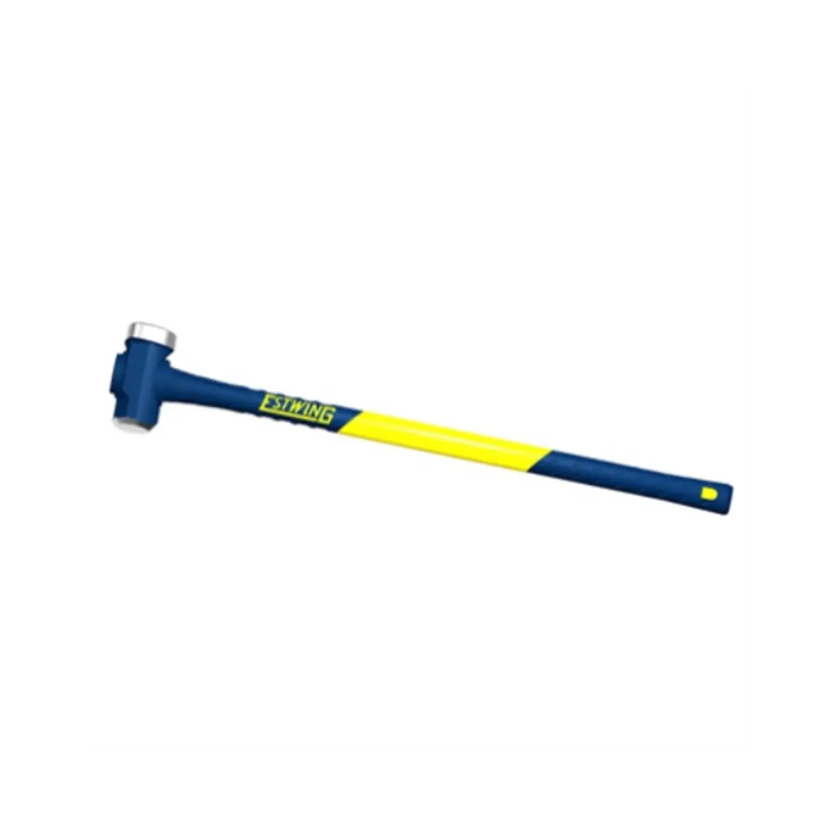 Estwing Engineering Tools 8 lbs Sledgehammer - 36 in Length, 6.38 in Width, Induction-Hardened Drop-Forged Head, Fiberglass Dual-Injection Handle, Textured Rubber Grip