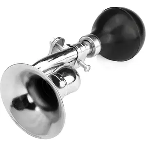 Bugle Horn, Retro Clown Horn,   Horn, Classic  Metal Twist Loudspeaker Siren Hooter  Air Horn for  Bicycles Golf Cart