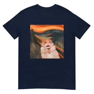 Terrified Hamster Graphic Tee For Animal Lovers