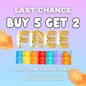 illuminatedbymia LAST CHANCE Gel Wax Melts - Pick 5 Get 2 Free ($63 Value!) - Handmade with Premium Ingredients, Reusable & Mess Free, Extended Burn Time, Paraben & Phthalate Free Scented Wax Melts - Flower