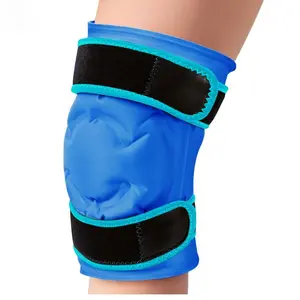 Gel Knee Brace, Ice Pack Knee Cold Compress Bag, Gel Hot and Cold Therapy Support, Sports Cooling Strap Knee Protector