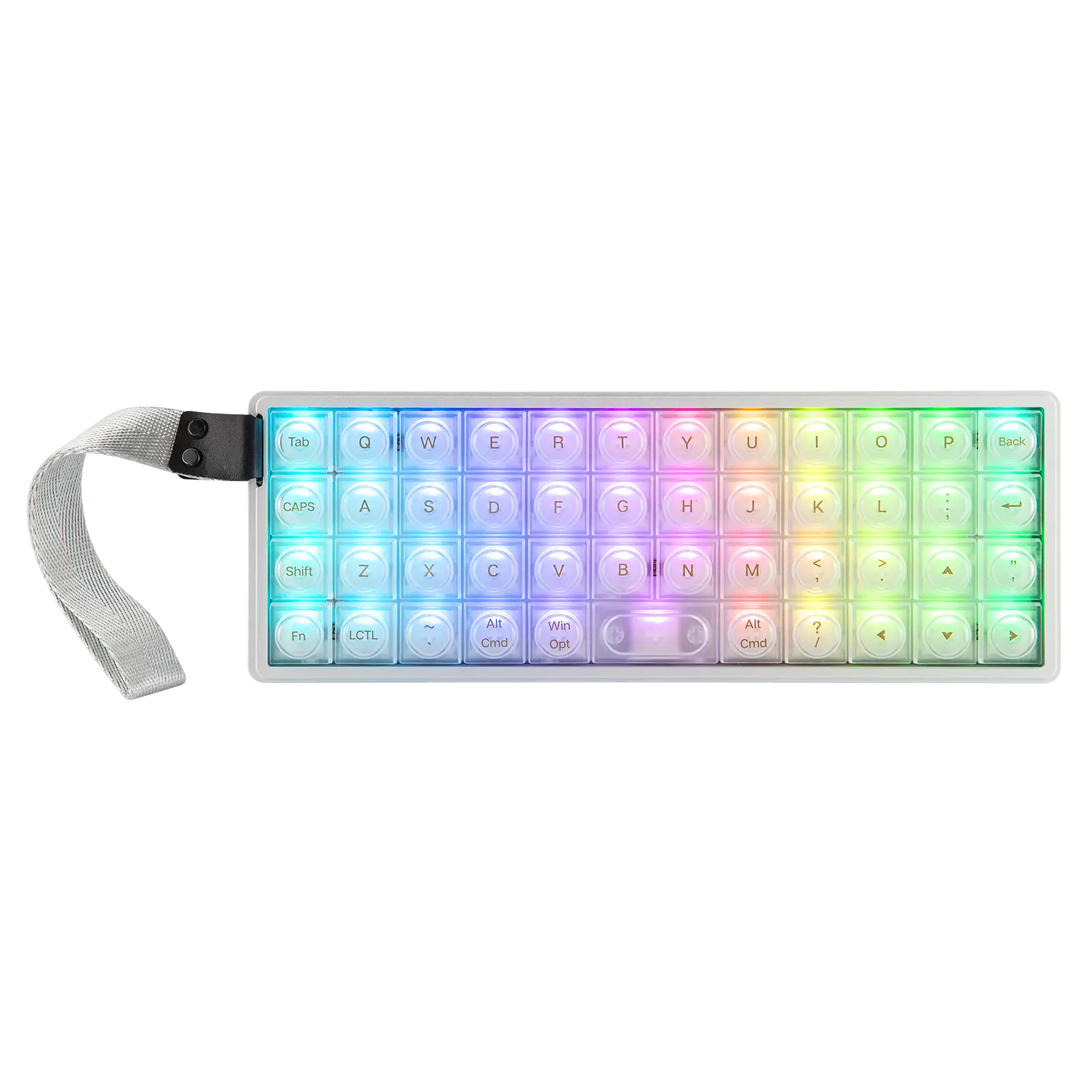 EPOMAKER Luma40 Wireless 40% Mechanical Keyboard QMK/VIA & CNC Metal Transparent PC Keycap Thocky Hot-Swappable Kailh Linear Switch Tri-Mode 2.4Ghz/BT/USB keyboards for gaming creamy keyboard dealsforyoudays